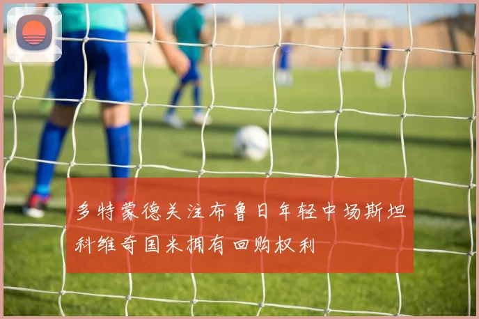 多特蒙德关注布鲁日年轻中场斯坦科维奇国米拥有回购权利